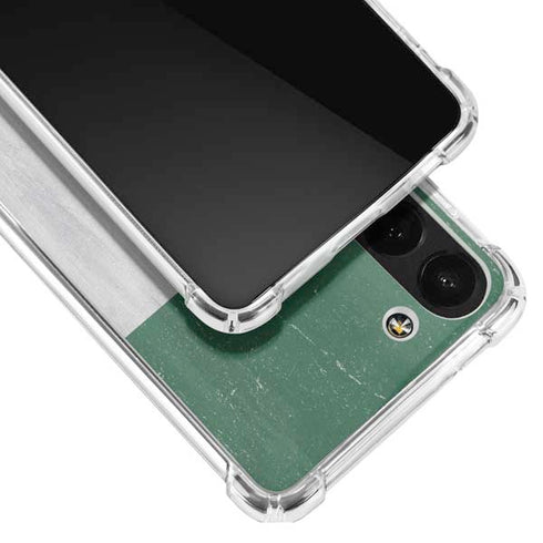 Mexico Flag Distressed Galaxy S23 Clear Case